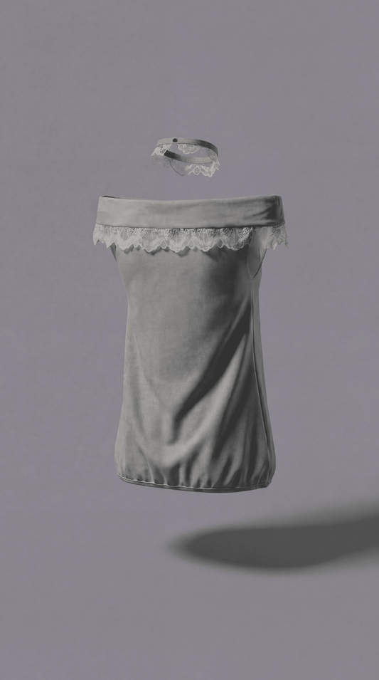 Choker Tunic (Gray)
