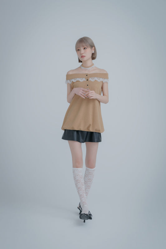 Choker Tunic (Beige)