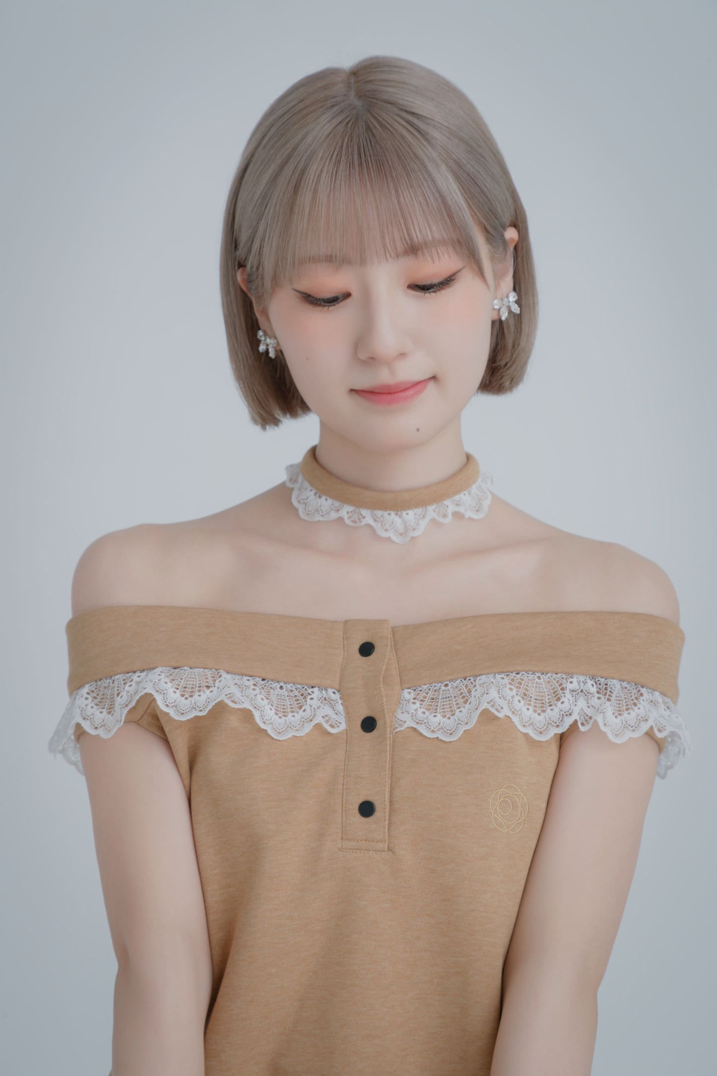 Choker Tunic (Beige)