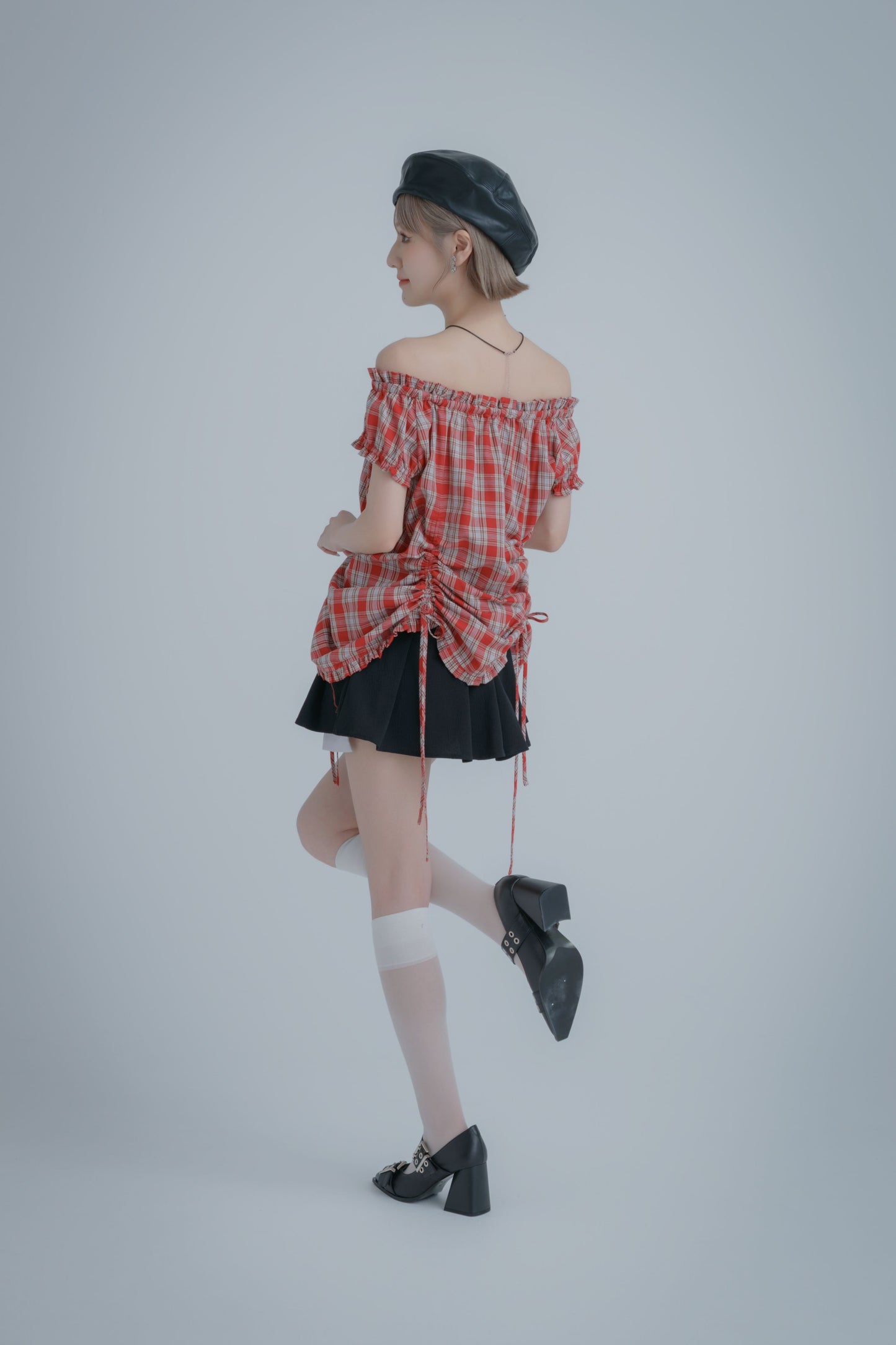 4-Way Check Shirt (Red)