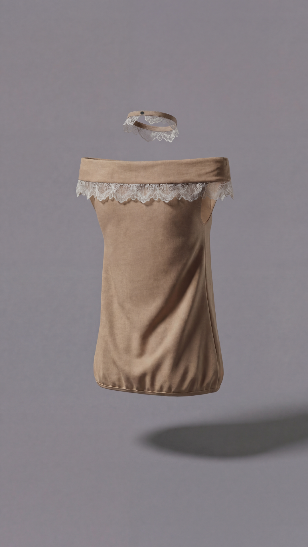 Choker Tunic (Beige)