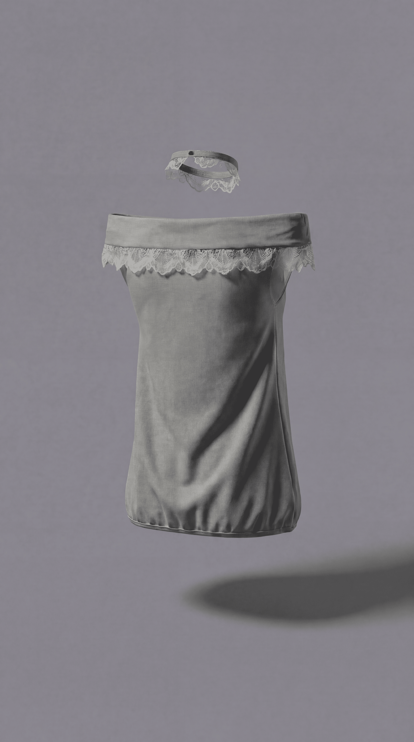Choker Tunic (Gray)
