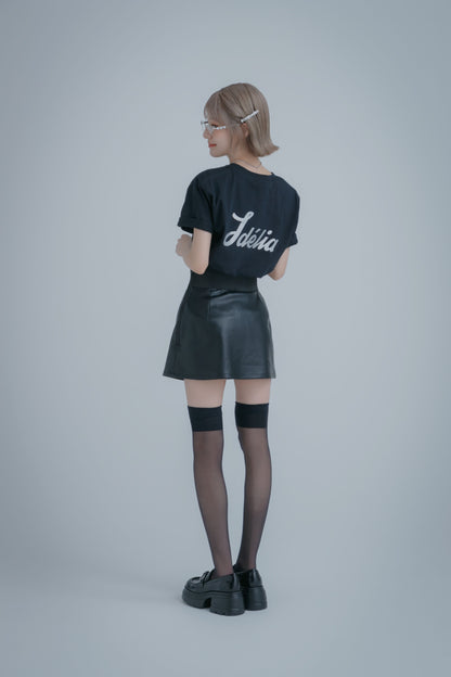 Leather Mini-Skirt