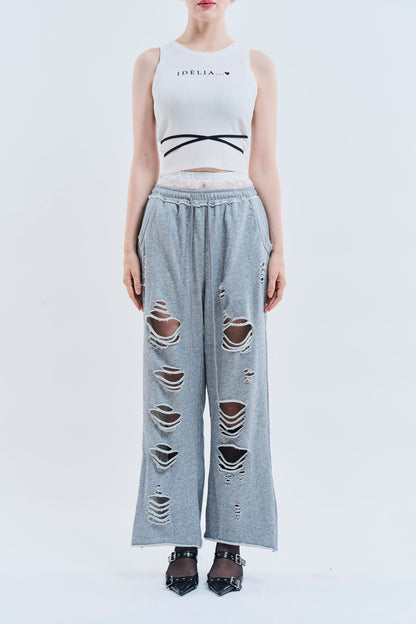 Cross Tank Top(White)