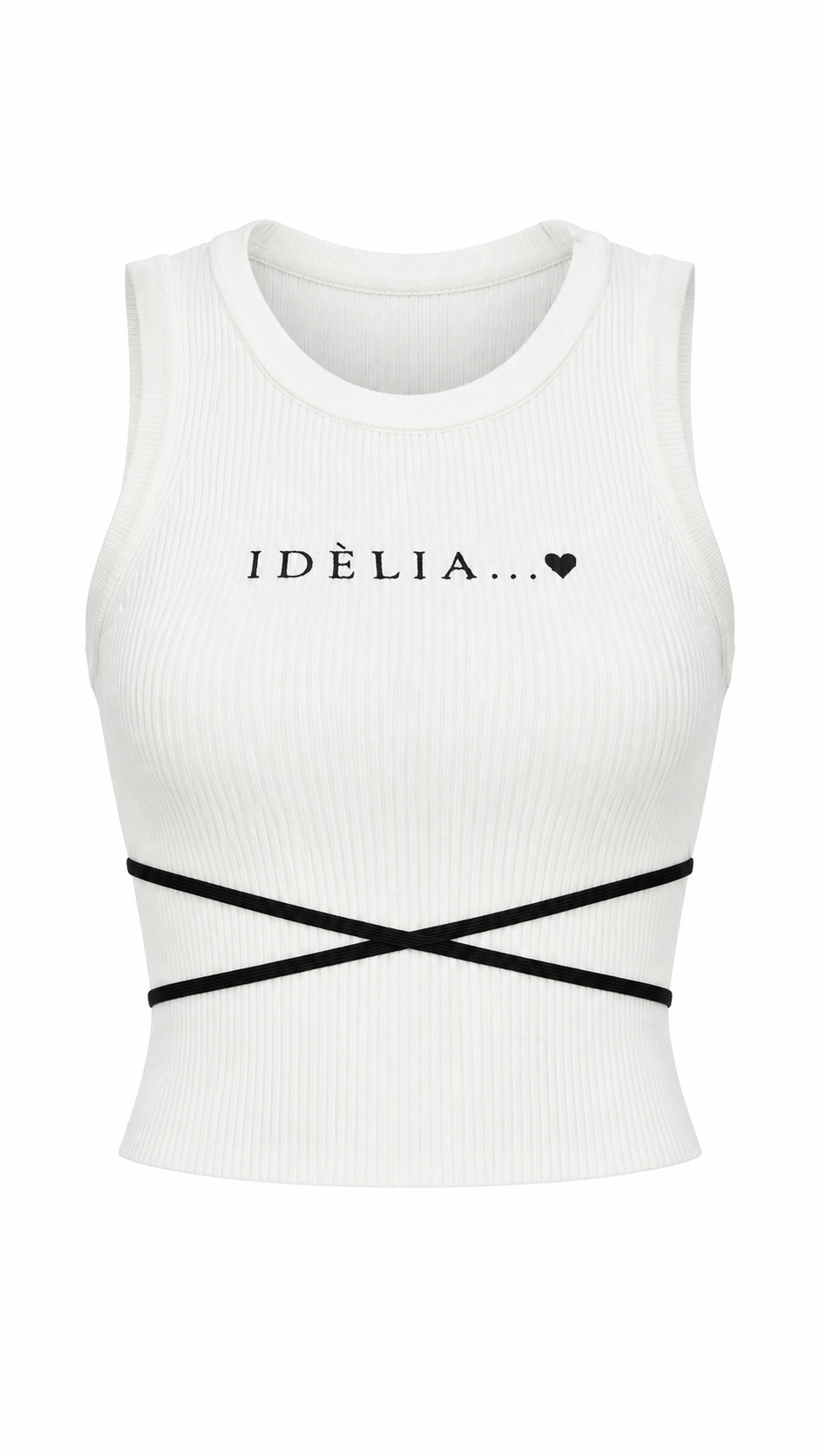 Cross Tank Top(White)